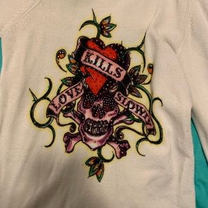 Ed Hardy hoodie for women.